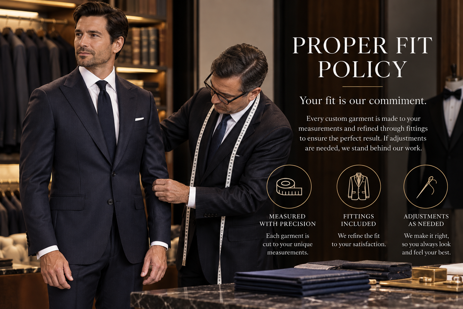 Tailored garment detail